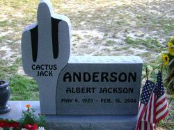 Albert Jackson “Cactus Jack” Anderson 