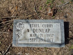 Ethel <I>Curry</I> Dunlap 
