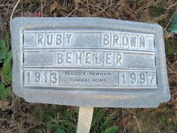 Ruby Brown Beheler 