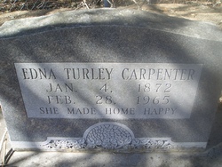 Edna <I>Turley</I> Carpenter 