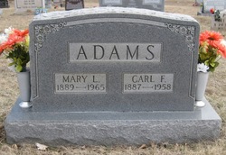 Mary Lee <I>Bell</I> Adams 