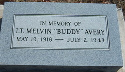 Lieut Melvin Sherwood “Buddy” Avery 