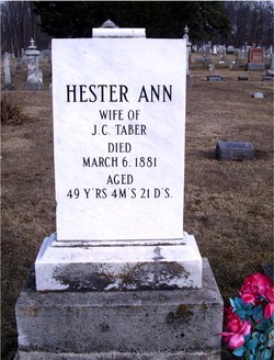 Hester Ann <I>Norton</I> Taber 