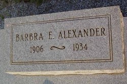 Barbra E. <I>West</I> Alexander 