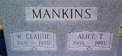 Alice E. <I>Teets</I> Mankins 