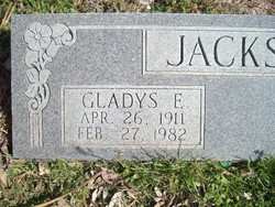 Gladys Eugene <I>Thomas</I> Jackson 