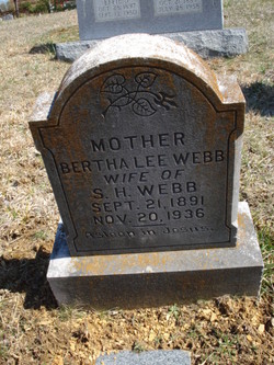 Bertha Lee Webb 