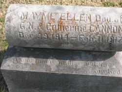 Mayme Ellen Cannon 