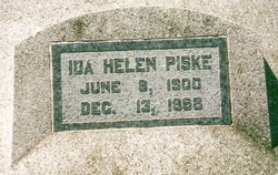 Ida Helene Minna <I>Kimmel</I> Piske 