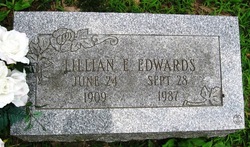 Lillian E “Lillie” <I>Yancy</I> Edwards 