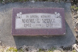 Mayme L. <I>May</I> Spence 