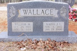 Maria Jane L. <I>Burnett</I> Wallace 