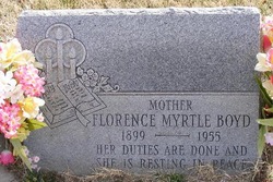 Florence Myrtle <I>Lawson</I> Boyd 