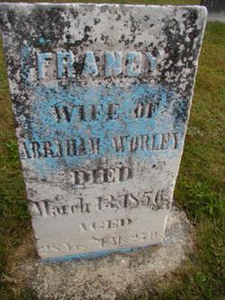 Frances Showell “Francy” <I>Gray</I> Worley 