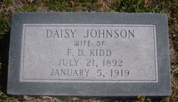 Daisy Belle <I>Johnson</I> Kidd 