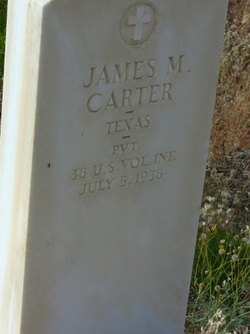 Pvt James M Carter 