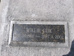 Willie L Cox 