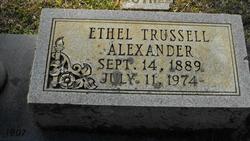 Ethel Julia <I>Trussell</I> Alexander 
