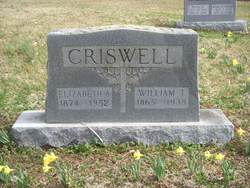Elizabeth A. <I>Glidwell</I> Criswell 