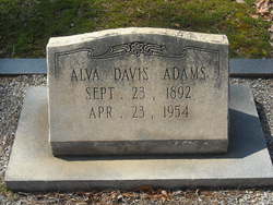 Alva Davis Adams 