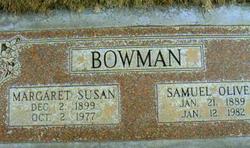 Margaret Susan <I>Walker</I> Bowman 