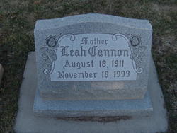 Leah <I>Cannon</I> Smith 