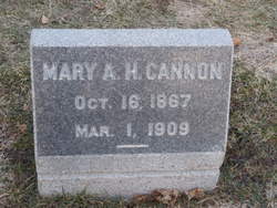 Mary Alice Hoagland <I>Cannon</I> Cannon 