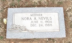 Nora Agnes <I>Nichols</I> Nevius 