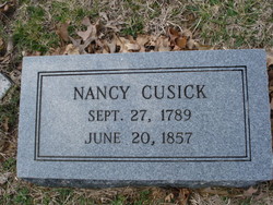 Nancy Colville <I>Evans</I> Cusick 