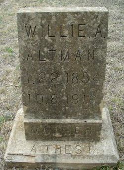 Willie Ann <I>Allen</I> Altman 