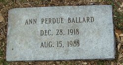 Ann <I>Perdue</I> Ballard 
