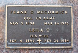 Frank G McCormick 
