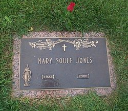 Mary Elizabeth <I>Soule</I> Jones 