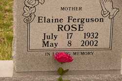 Elaine <I>Ferguson</I> Rose 