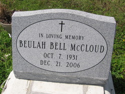 Beulah Bell McCloud 