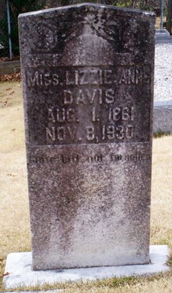Lizzie Anne Davis 