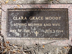 Clara Grace <I>Bennett</I> Moody 