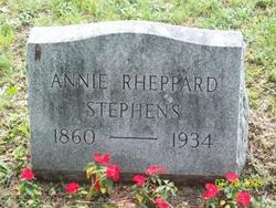 Annie C <I>Rheppard</I> Stephens 