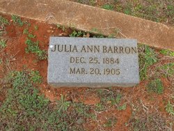 Julia Ann <I>Borden</I> Barron 