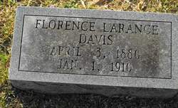 Florence <I>Larance</I> Davis 
