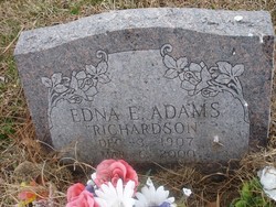 Edna E. <I>Richardson</I> Adams 