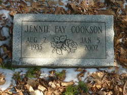 Jennie Faye <I>Whiteman</I> Cookson 