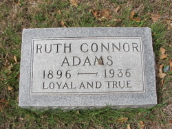Ruth <I>Conner</I> Adams 