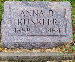 Anna Belle <I>Baer</I> Kunkler 