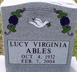 Lucy Virginia <I>Terry</I> Ables 