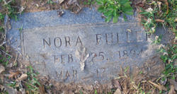 Martha Lenora “Nora” <I>Patterson</I> Fuller 