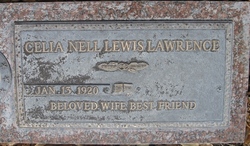 Celia Nell <I>Lewis</I> Lawrence 