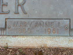 Mary Anne <I>Looper</I> Acker 