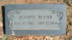 Jeanne <I>Oliver</I> Bland 
