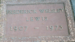Frederick Welsley Lewis 